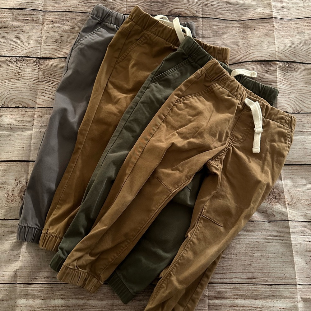 Cat & Jack Kids Joggers - Gray, Brown, Green